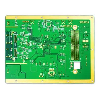 Stijve 12 Laag PCB-PCB s1000-2 van Koper Hoge Tg Groene Wit van ENIG 2u het“