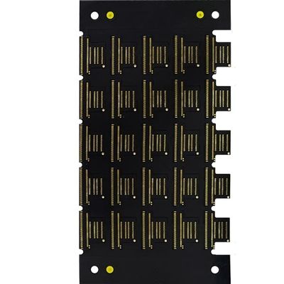 Goede prijs ENIG PCB 0.2mm van 2 Lagen Flex PCB 1oz Zwart Soldeerselmasker & Geen Silkscreen online