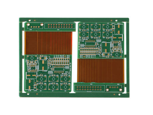 Goede prijs PI+NFPP+FR4 Flex Rigid-PCB 2 Laag voor Automobielfrequentieconvertor online