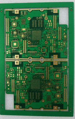 Goede prijs HDI-printplaat 6L 1OZ EING 0,1 mm gat gouden vinger groen soldeermasker voor gegevensstroom online