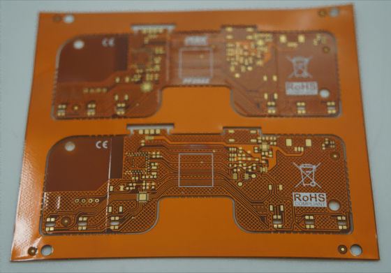 Goede prijs 2 laag flexibel pcb-bord 1OZ koper 0,2 mm board dikte EING met verstijver online