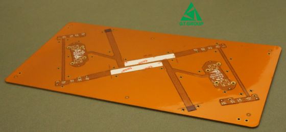 Goede prijs 2L Flexible PCB Board with 0.1mm Min. Line Spacing and 0.1-0.5mm Board Thickness online