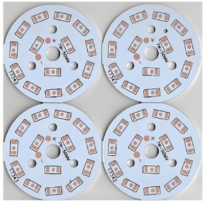 Goede prijs Aluminium PCB Board For LED Lighting Solutions With 1OZ White Soldermask online