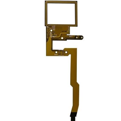 Goede prijs Duurzame Flexibele PCB-Assemblage 2 Lagen van Yellow+Black Couver de Film online