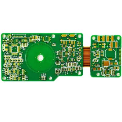 Goede prijs 2oz stijve Flex PCB van de de Dekkingsfilm van 8 Laagenig Groen Wit 1.5mm online