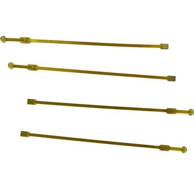 Goede prijs OEM 6 Lagen Stijve Flex van PCB Gele Dekkings 1.1mm Geen Silkscreen-Film online