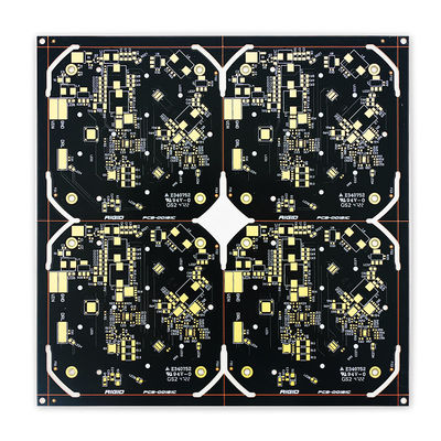 Goede prijs 2oz de Raadscu van 2 PCB van het Laagkoper baseerde 207.05mm*208.70mm Zwarte online