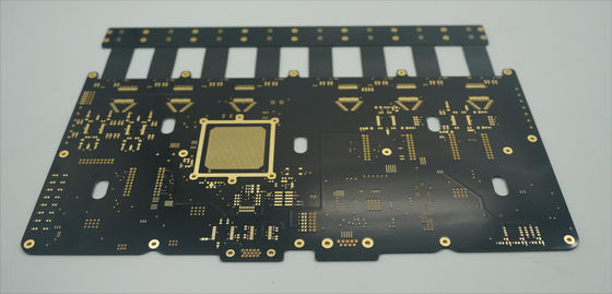 Goede prijs Flexible Rigid Pcb 14L PCB AND 6 layer FPC Tg170 & Black PI met blinde gaten online