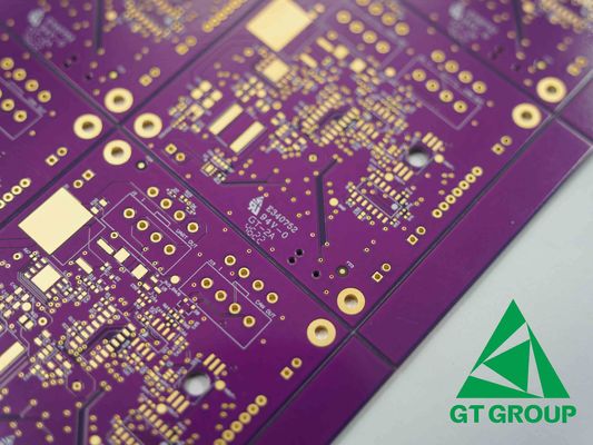 Goede prijs 6laag rigide circuit board TG150 1.62mm EING met paarse soldermasker voor de industrie online
