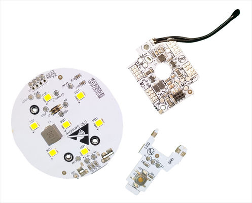Goede prijs 1 laag aluminium pcb-assemblage met wit soldermasker LF HAL Voor verlichting online