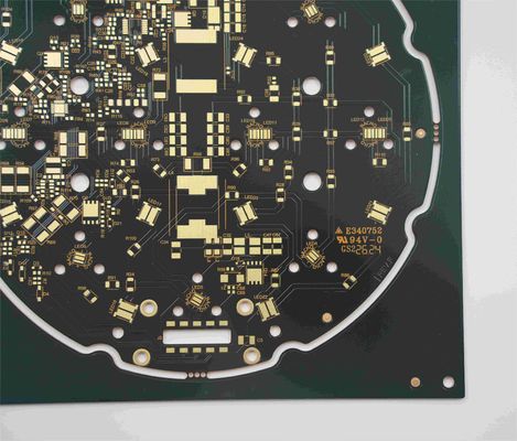 Goede prijs 2 laag koper pcb 2W/M*K koper basis 1,6 mm dikte zwart soldeermask thermo-elektrische scheiding online