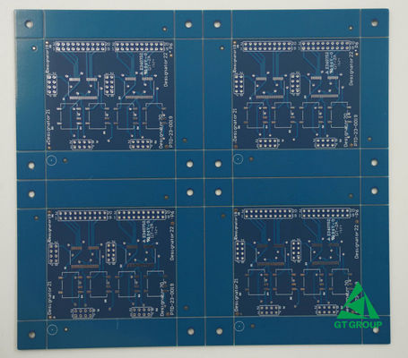 Goede prijs Op maat gemaakte koper circuit board 3 laag met LF HAL en blauw masker voor meerdere panelen online