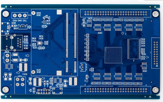 Goede prijs Blue Solder Mask High Frequency PCB met een dikte van 1,6 mm voor hoge frequentie online