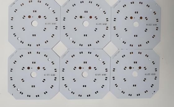 Goede prijs 1 Layer LED PCB Board With Aluminium Base Board 1OZ And White Soldermask online